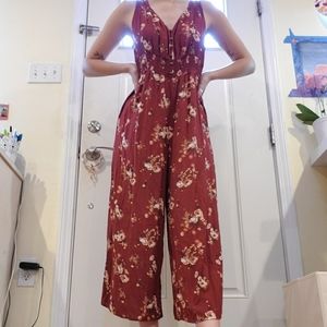 Floral jumpsuit